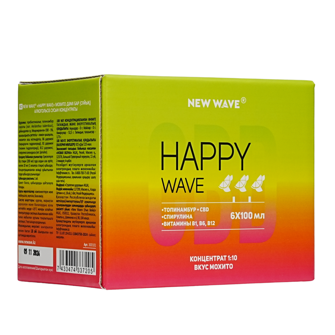 IMG_9310 Концентрат безалкогольного напитка "Happy Wave" со вкусом мохито — изображение 1